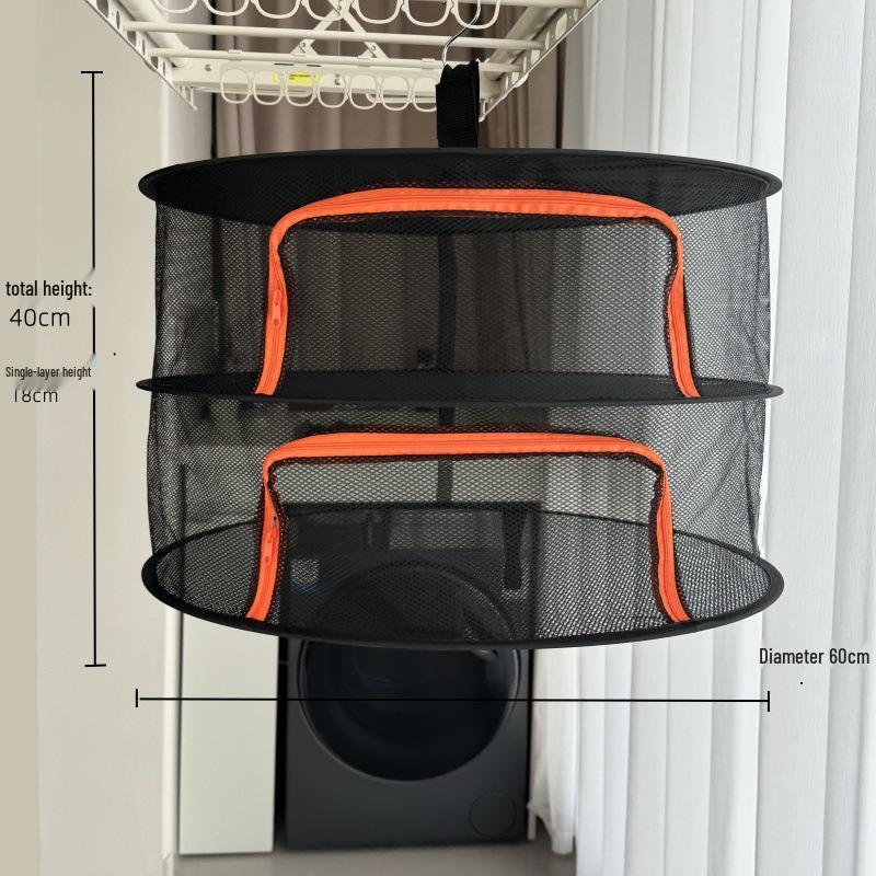 4-Layer Herb & Fish Drying Rack: Eco-Friendly Net for Dried Goods & Gardening Supplies