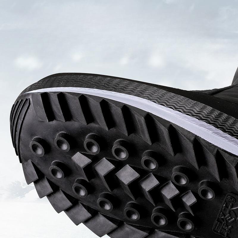 Winter Thick Warm Women's Multi Color Snow Boots with Northeast Plush Anti Slip High Barrel Women's Cotton Shoes