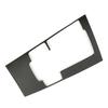 Car Center Console Gear Shift Panel Cover Trim Fit for Mazda 3 Sedan -  LHD Black Carbon Fiber Style Stainless Steel