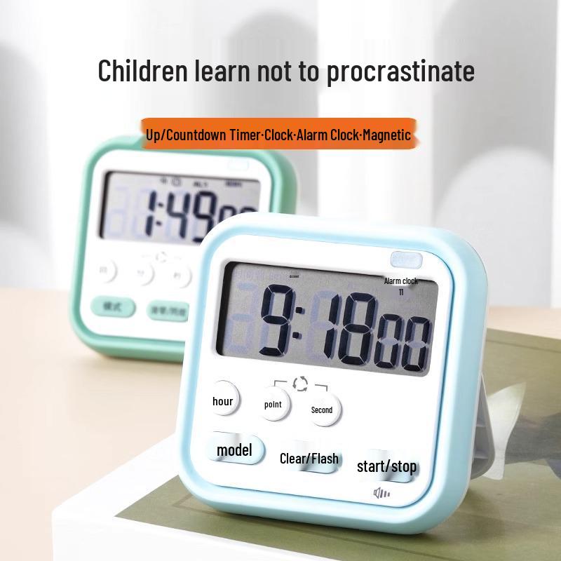 

Electronic Timer for Students: Study & Exam Alarm, Self-Discipline Clock, Kitchen Baking Timer Yellow and Green Timer - 1 piece