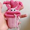 Hand-Crocheted Car Key Fob Cover, Big Mouth Key Protector, Cute Yarn Keychain for Car Keys, Unique Handmade Gift Car Key Cases