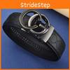 Men Fashion Genuine Leather Belt With Auto Buckle For Office And Casual Outfits