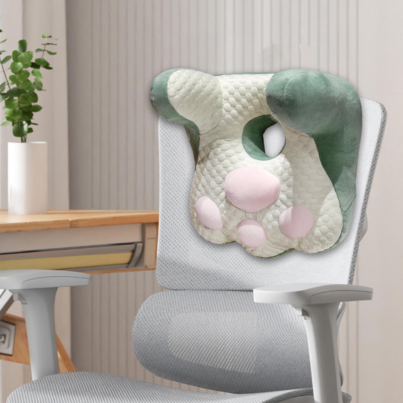 Neck Support Pillow for Office Chair Prone Pillow Removable Cover Cushion Desk Napping for Car Sleeping Airplane Gaming Chair