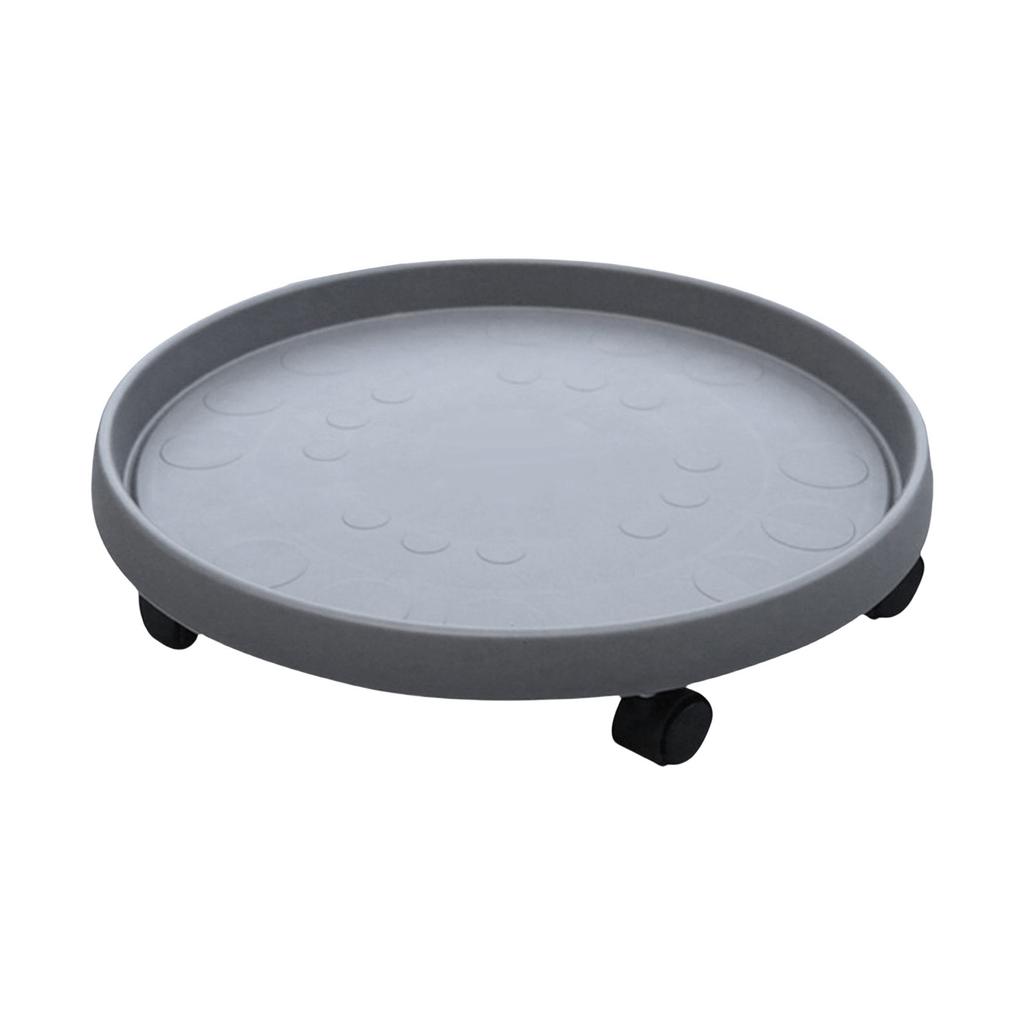 Pflanzenständer mit Rädern Runder Topf-Rollpflanzenständer mit Rädern Schwerlast-Blumentopfregal auf Rollen Wagen