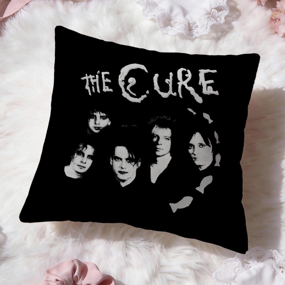 Rock Band The C-Cure Cushion Cover Premium Comfort Reversible Pillow Cove -Two in One Design for Any Room & Car Interior