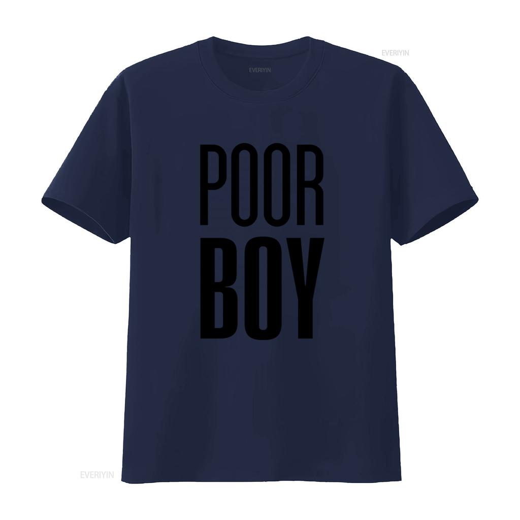 Poor Boy Only Friends Thai Bl Drama Fan T Shirt Black Font Classic Fit Trendy Design for Fans Vintage Washed Designer Clothes