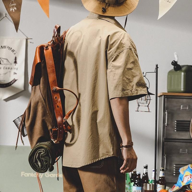 Men's Summer Thin Loose Mountain Style Outdoor Casual Versatile Shirt