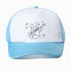 Music Is My Life Cat Graphic Baseball Cap Unisex Summer Fashion Visor Outdoor Adjustable Mesh Breathable Trucker Hat
