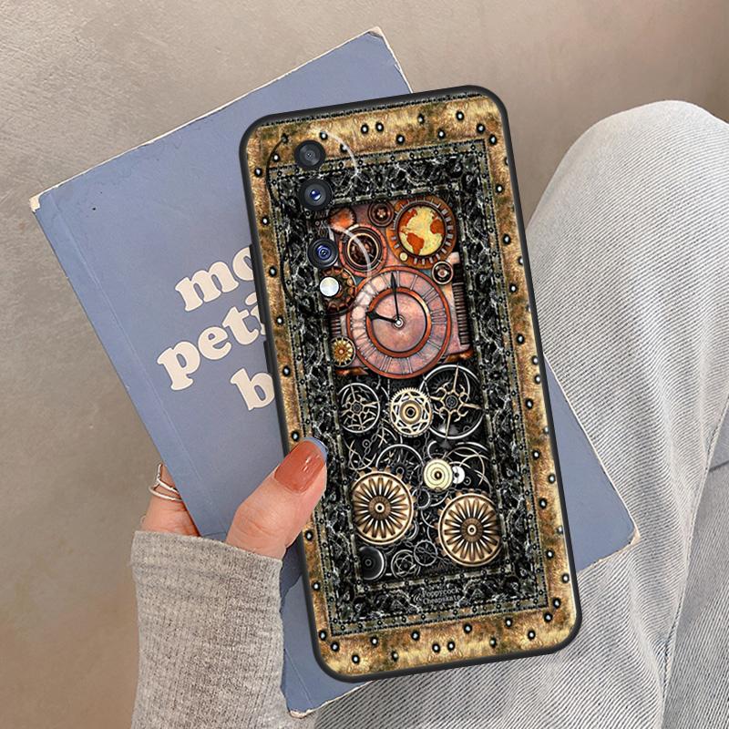 

Механический чехол в стиле стимпанк с шестеренками для Honor Magic 8 Pro 5 6 7 Lite Чехол для Honor 200 400 90 70 50 X8a X8b X9a X9b X9c Honor Magic8 Pro