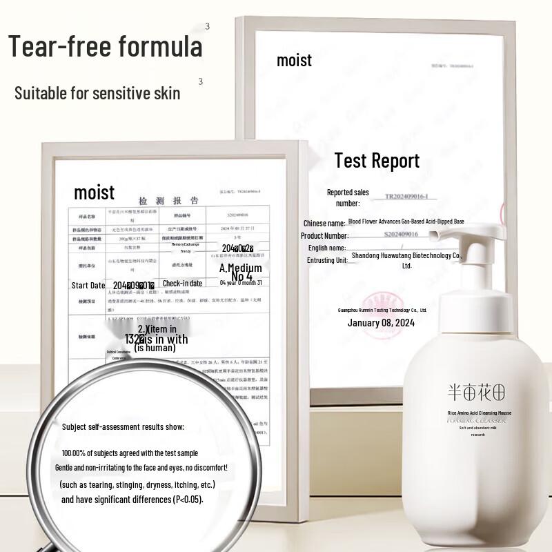 BanMianHuaTian Rice Yeast Amino Acid Foaming Cleanser