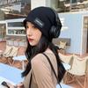 Dui Dui Hat Thin Baotou Cold Hat Korean Style Pullover Hat Niche Textured Confinement Hat Knitted Hat