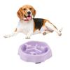 Large Breed Slow Feeder Dog Bowl Effective Slowing Eating Round Shape Anti-spill Pet Food Dish Slow Feeding Column Pet Bowl