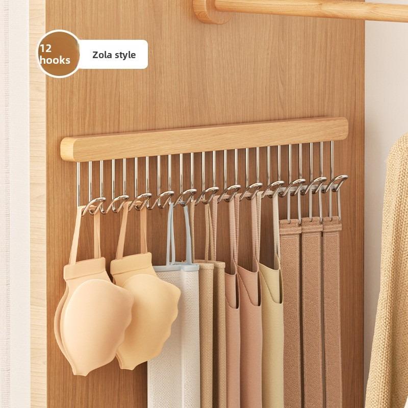 

Настенная вешалка для одежды, Не требует сверления, Выдвижной тип, Стойка для жилетов и нижнего белья, Телескопический крючок, Многофункциональная вешалка [12 hooks] Zola style