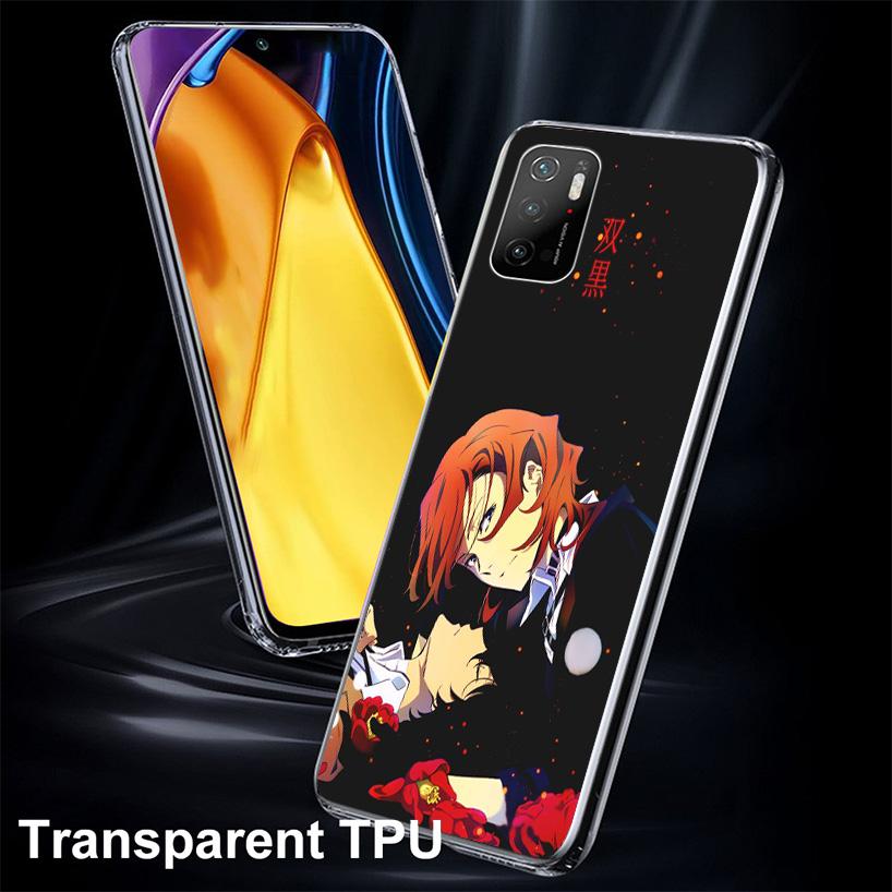 Bungo Stray Dogs Double Black Phnoe Case for Xiaomi Poco X5 X6 X7 Pro X4 Gt F7 Ultra M8 M7 Redmi 15C 15 13C 13 12C 12 Unique Cov