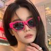 Vintage Gray Square Women Sunglasses   Black Frame Sun Glasses Men Rectangle Shades Eyewear Female Sunnies Oculos UV400
