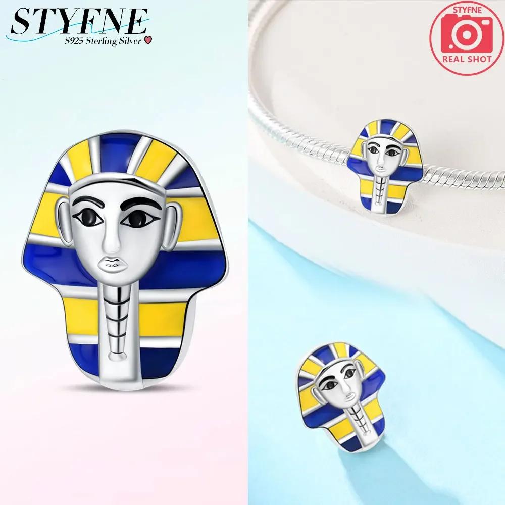 Kupfer Mumien Pyramide Zweiteiliges Set Charm Anhänger Passen Original Charm Armband DIY Perlen Für Frauen Schmuck Geschenk