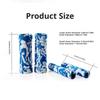 SEAMETAL 4pcs Soft EVA Motorcycle Handlebar Grips Non Slip Motorbike Handle Grips Cover Set For Scooter Motorcycle Accessories