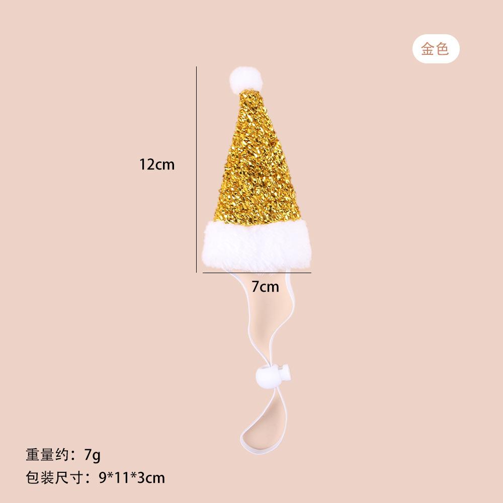 Pet Christmas Cute Small Hat Adjustable Cat Christmas Party Decoration Hat Pet Hat
