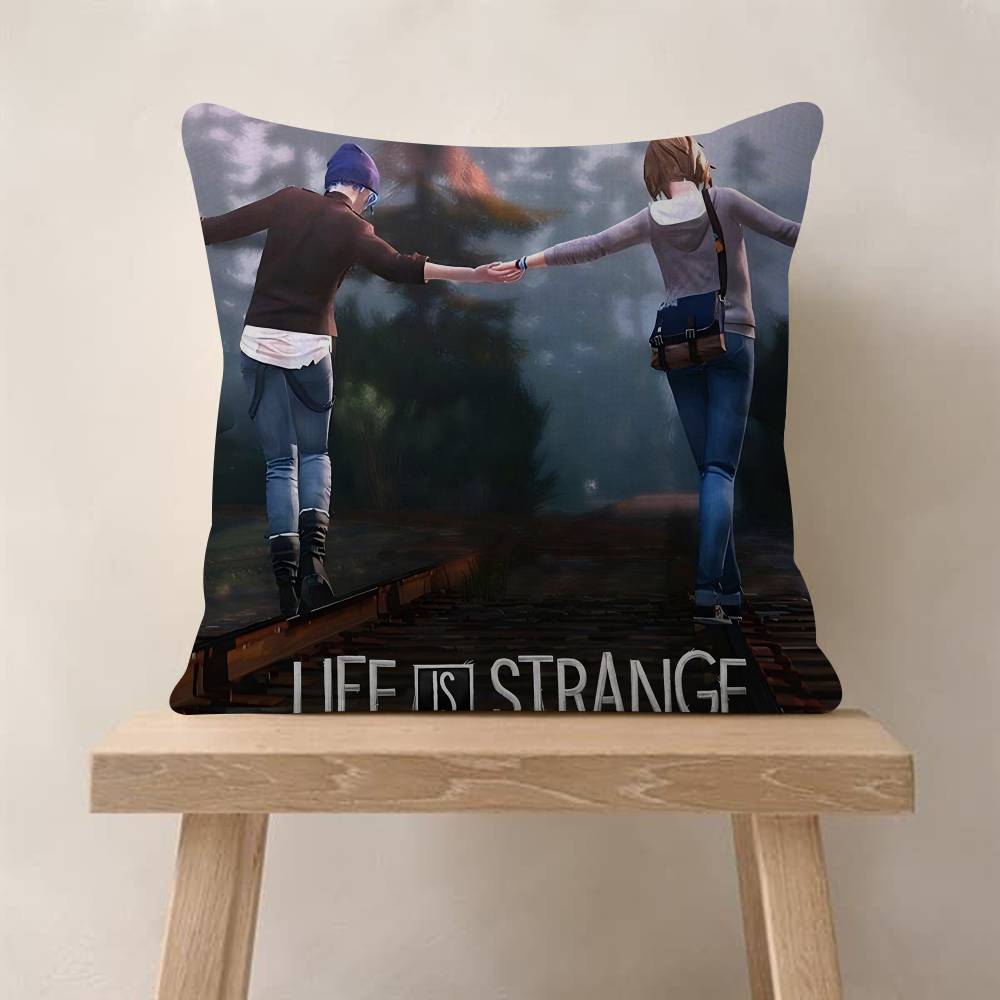 Game Life Is SStrange  Pillowcase Toon Gift Cushion Cover Bedroom Home Sofa Chair Seat Decor Pillow Case