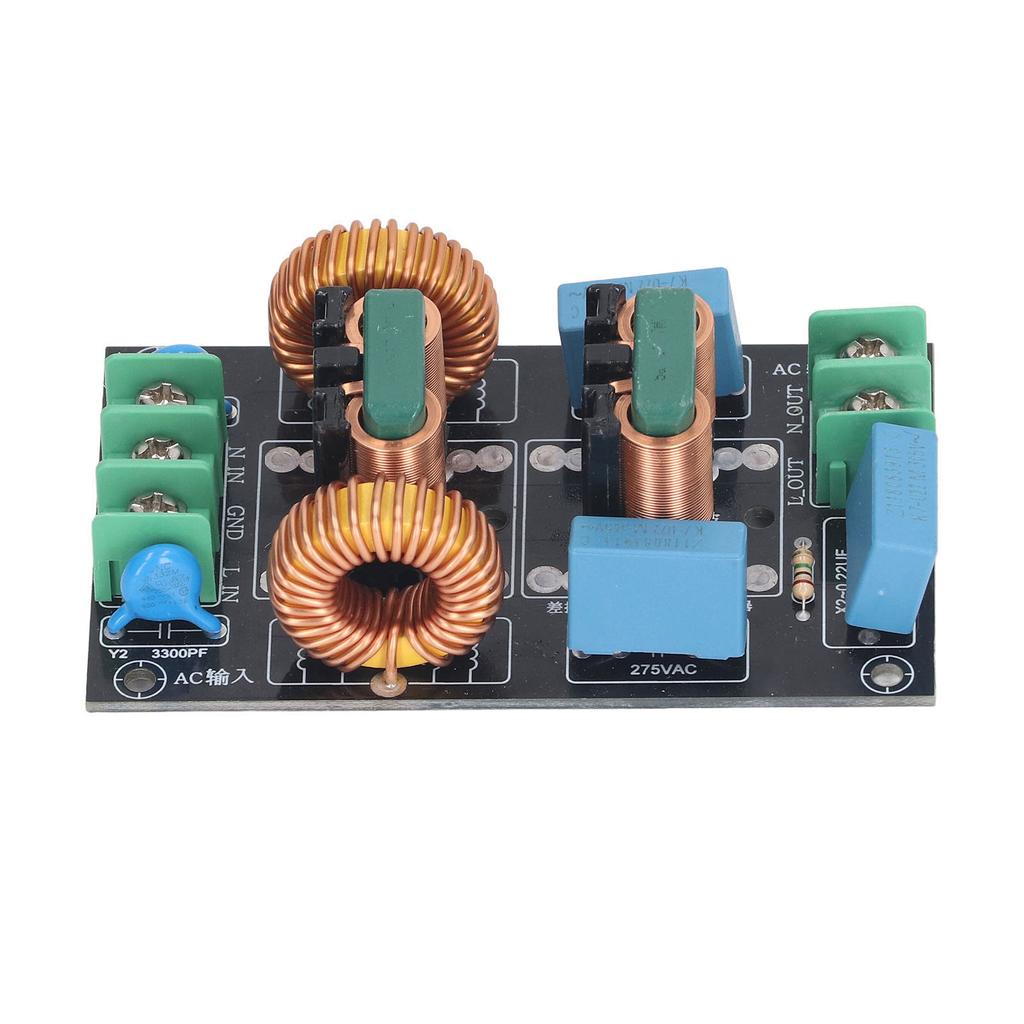 10A 3 Stage EMI EMC Power Filter Single Phase FCC Anti Interference Module Power Supply Filter AC 11