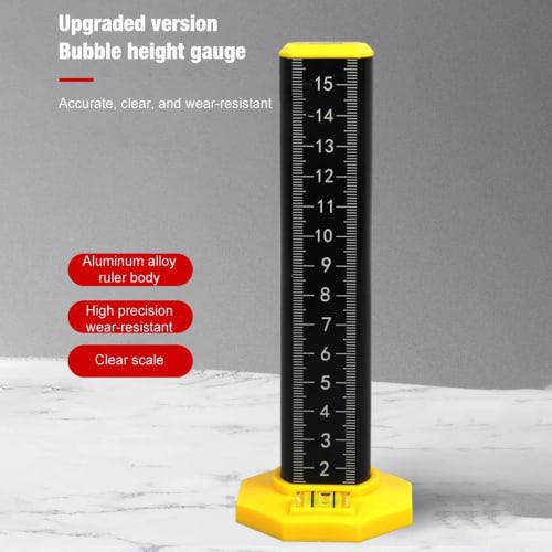 Carpentry Equal Height Measuring Instrument - Ceiling Level Ruler, Equal Distance Ruler | Height Gauge, Laying Floor Tile Ruler, Level Tile Elevation