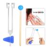 136.1Hz Aluminum Alloy Tuning Fork Instrument Kit for Sound Healing Vibration Therapy Tools
