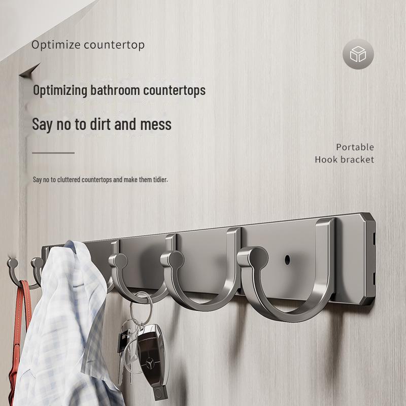 Strong Adhesive Wall Hooks for Kitchen, Bathroom, or Entrance - No Drilling Required