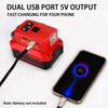 Battery Adapter for Craftsman/for Black Decker 14.4v-20v Li-ion Battery with Dual USB Work Light