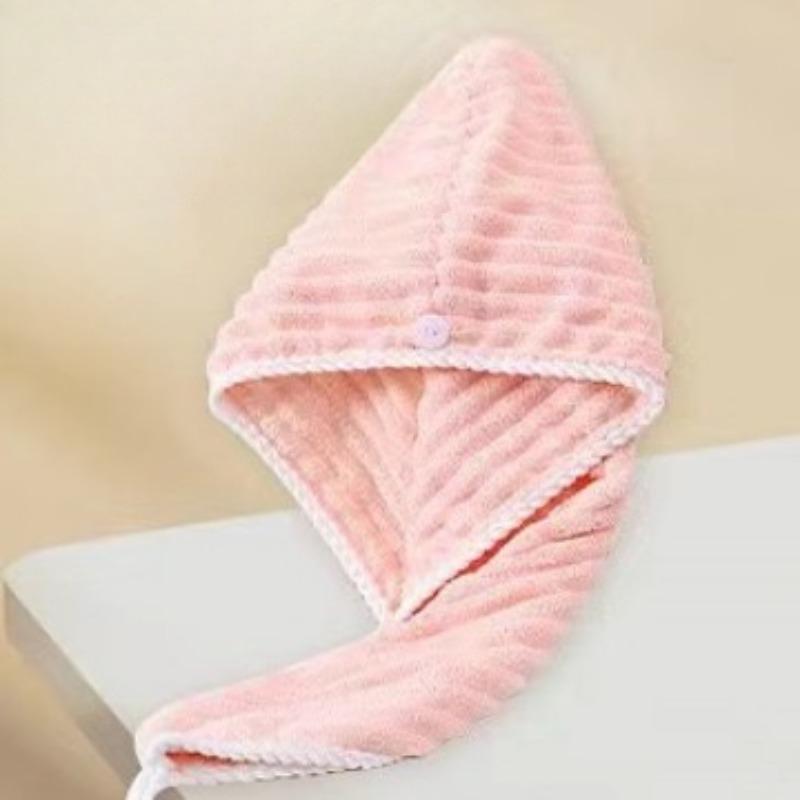 

Впитывающая и быстросохнущая домашняя повязка на голову из кораллового велюра с облачным узором, милая, мягкая и приятная к коже, шапочка для душа с бахромой 25*65cm розовый