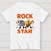 Rock Star Cotton Casual Cool Loose T-Shirt