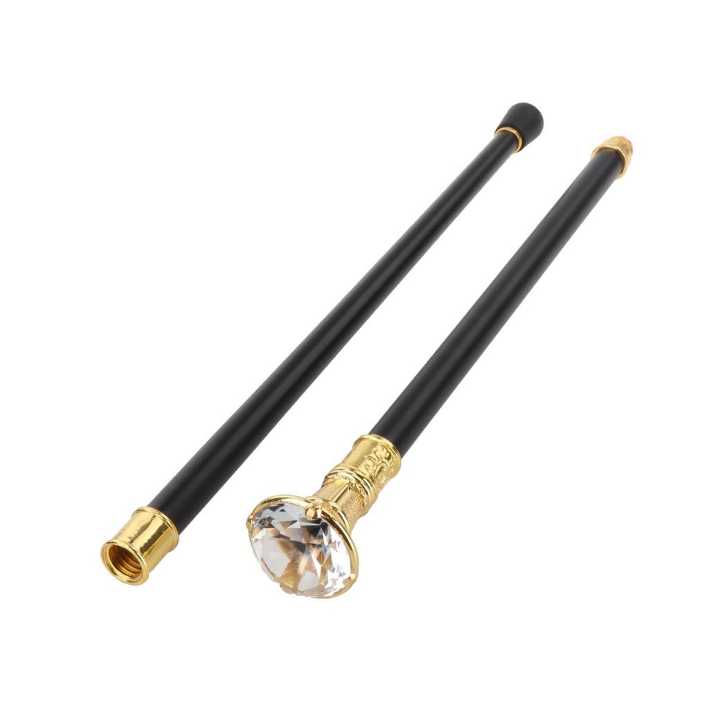 Walking Sticks Diamond Crystal Handle Knob Aluminum Alloy 36 Inches Decorative Cane