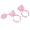 100pcs Tattoo Ink Rings Cups Pigment Holder Eyebrow Eyelash Extension Microblading Accessories