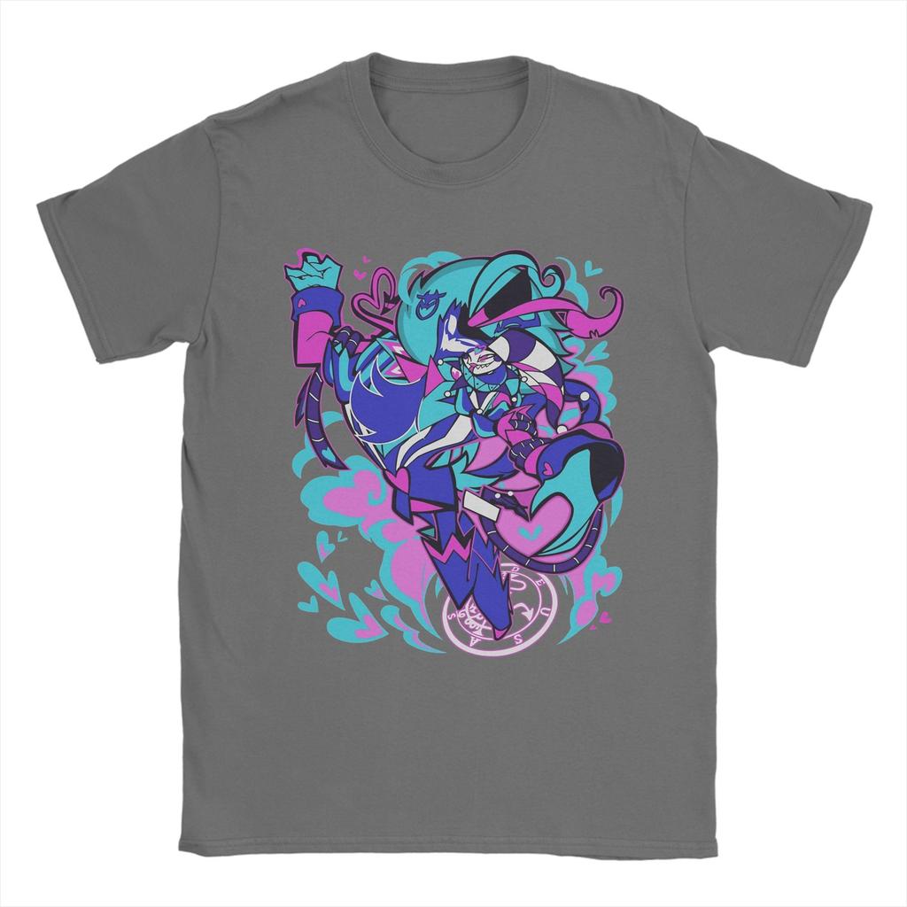 T-shirt Vintage Été Helluvas Bosses Ozzie x Fizzarolli T-shirts Originaux T-shirt en Coton pour Homme Y2K Basique Manches Courtes