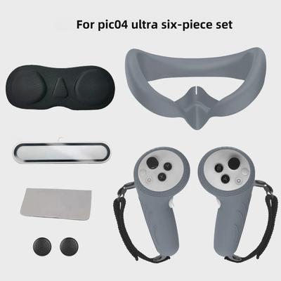 Ensemble de films de protection pour lentilles et masque en silicone Pico4Ultra (6 morceaux)