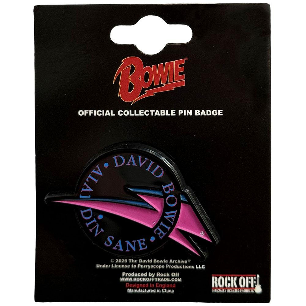 David Bowie Aladdin Sane Pin Badge