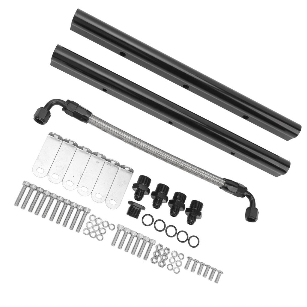 EFI Fuel Rails Set Intake Aluminium Alloy Intake Manifolds Fuel Rails Kit for LS LS1 LS2 LS3 LS6 LSX Engine
