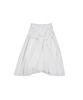 Cookies Striped Tie Skirt (White)