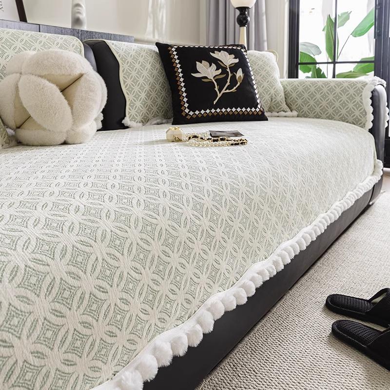 

Chenier Sofa Cushion Is Universal In All Seasons, Dirt-Resistant And Non-Slip High-End Seat Cushion New Sofa Cover Cover Cloth Towel 70*70cm