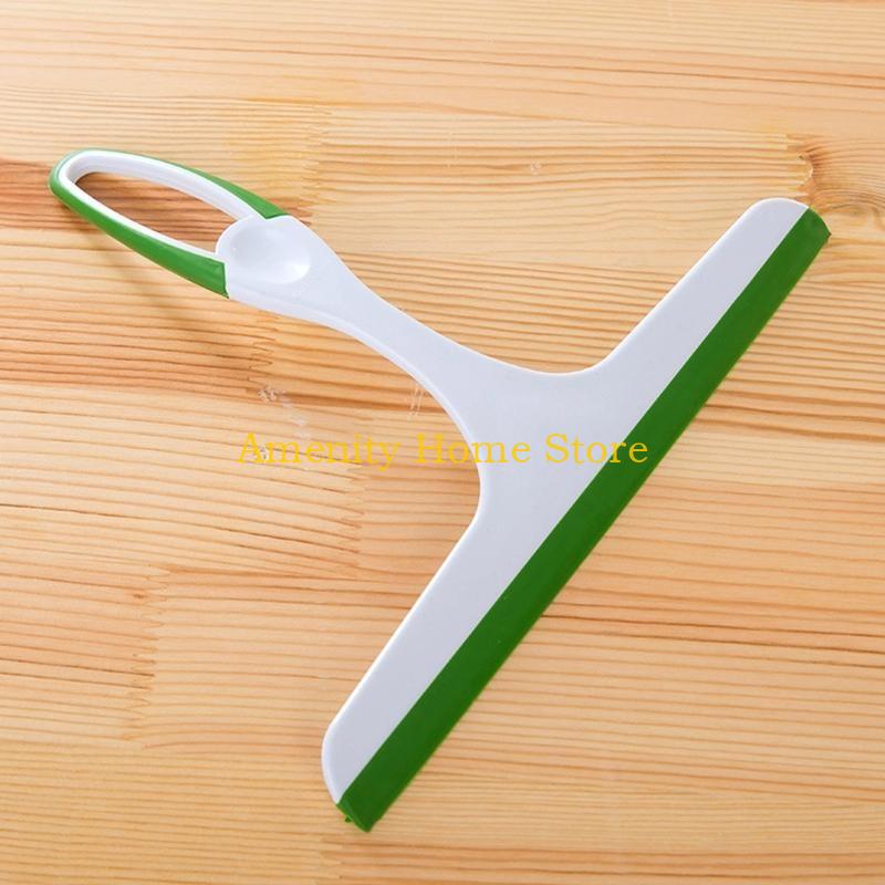 F26C Shower Squeegee Window Glass Wiper Cleaner Heavy Duty Window Scrubber for Bathroom Kitchen Mirror Car Glass Cleaning
