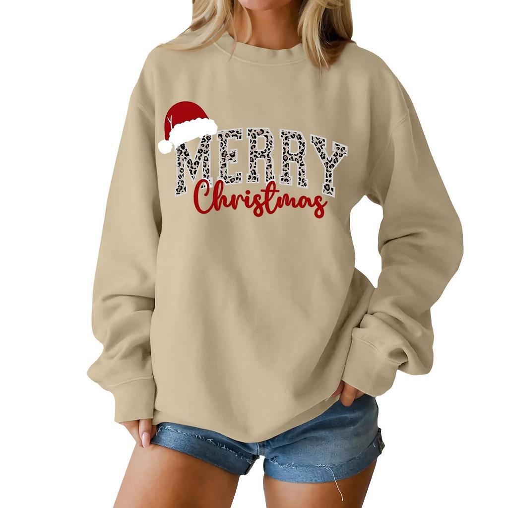 Women's Trendy Casual Letter Print Pullover Sweatshirt for Everyday Wear