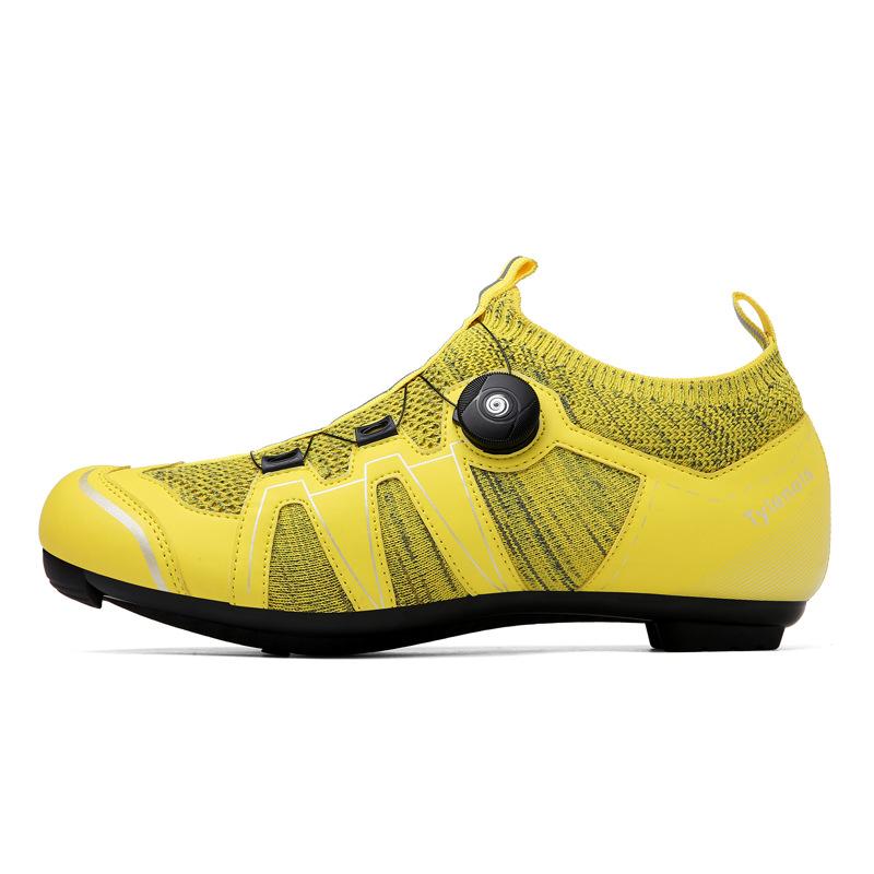 T79 Men's Women's Shoes Cycling Bicycle Rotating Buckle Mountain Lock Highway No Flyknit Mesh Fabric Large Size