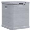Garten-Aufbewahrungsbox 90 L Hellgrau