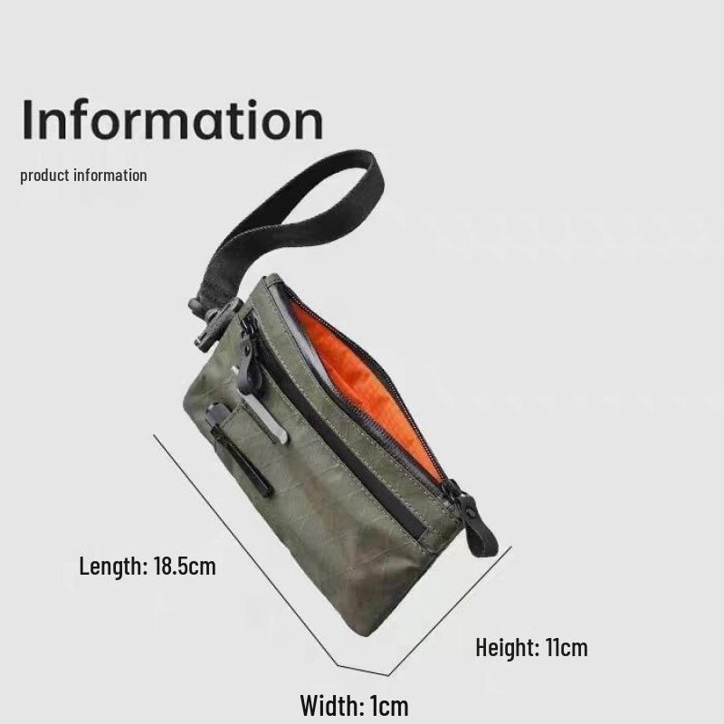 Multifunktionale Outdoor-Kartenhülle und Handytasche für Herren mit Münzfach und Schlüsseletui