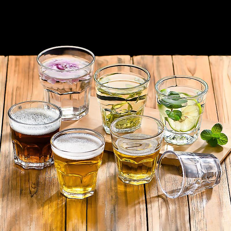 Beiyipin Tempered Octagonal Glass Cup Set