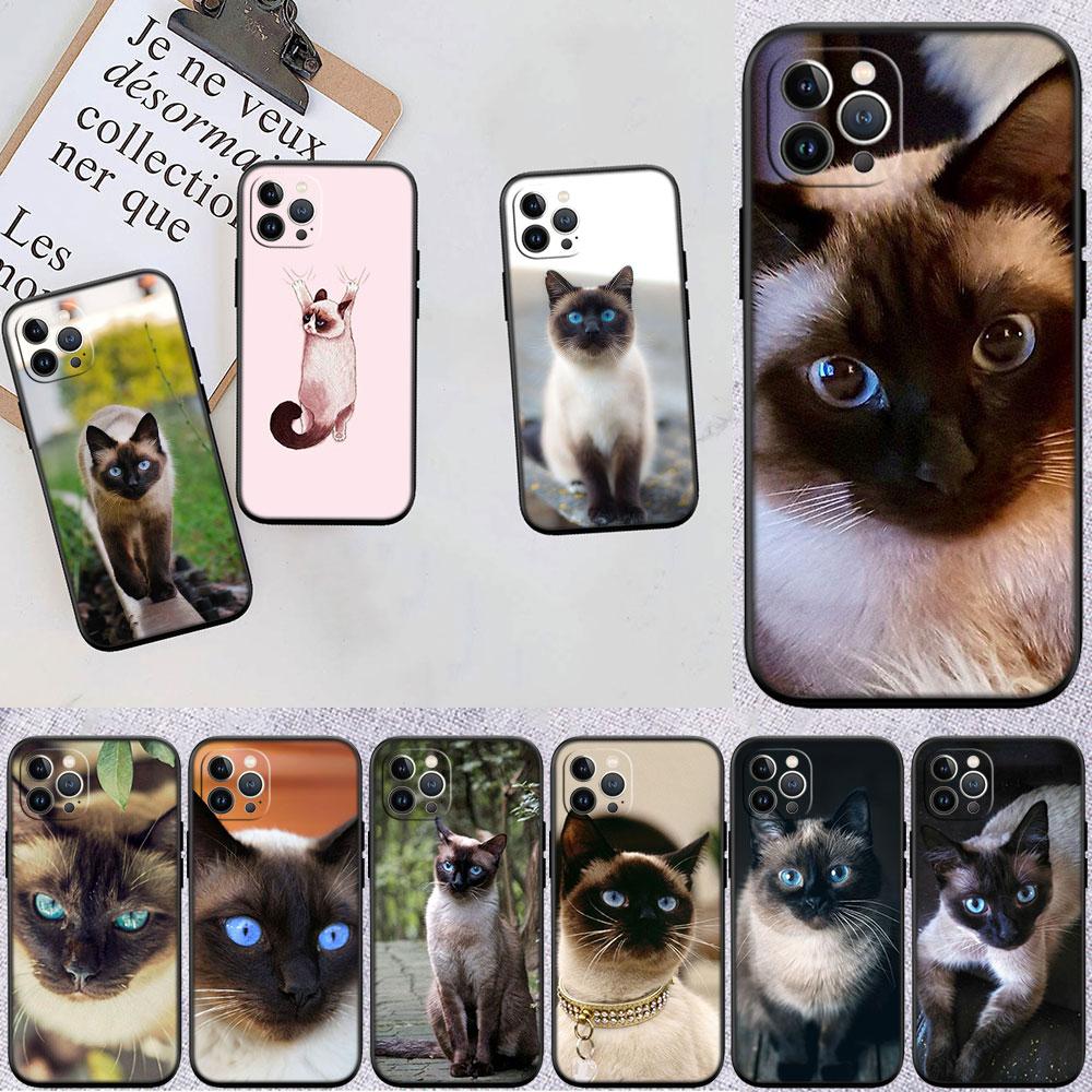 PP22 Cute Siamese Cat Soft Shell Phone Case for Xiaomi Xiaomi Poco M4 M5 M6 M7 X3 X6 X7 F8 Ultra Pro GT NFC