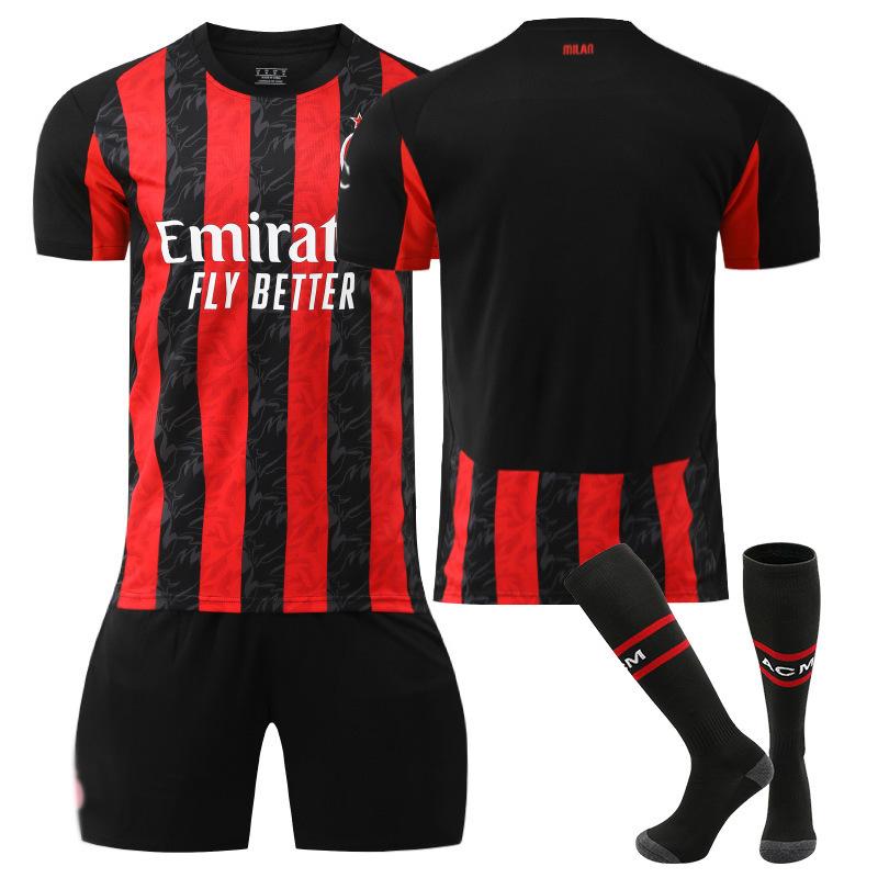 Football training jersey 2526AC home football jersey No. 10 Leo Milan jersey 79 Felix 11 Ibrahimovic cover 16