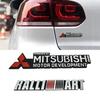 Für Ralliart ASX Lancer Pajero Outlander Eclipse Galant Mirage Metall Auto Emblem Abzeichen Aufkleber Heckklappe Aufkleber