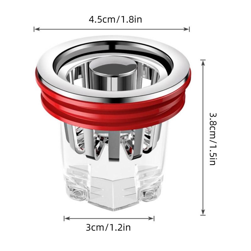 Floor Drain Core Universal Anti-insect Anti-odor Inner Core Toilet Sewer Floor Anti-blocking Drainage Core Durable красный