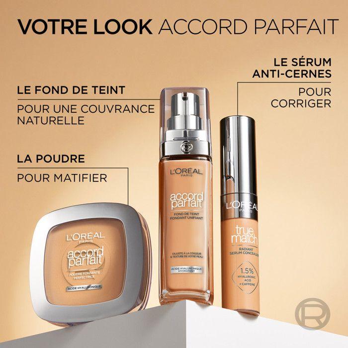 Fond de teint - L'OREAL PARIS - Accord Parfait - 6.5 N Désert - 30 ml - Beige