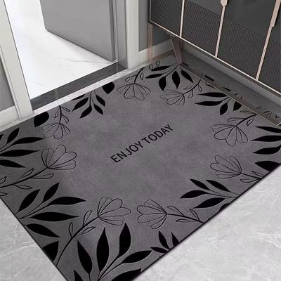 Diatom Mud Floor Mats Water Absorption and Dirt Resistance Diatom Mud Pads Bathroom Entrance Door Mats